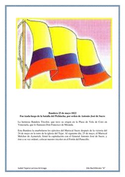 Isabel Yajaira Larrosa Arriciaga                                                                           2do Bachillerato “