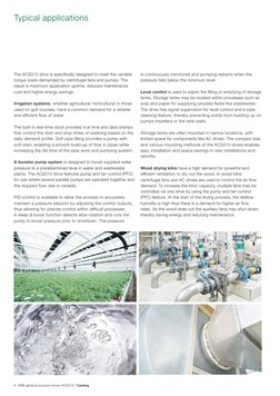 6  ABB general purpose drives ACS310 | Catalog
Typical applications
The ACS310 drive is specifically designed to meet the var