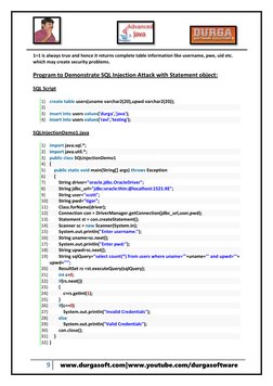 9 
www.durgasoft.com|www.youtube.com/durg