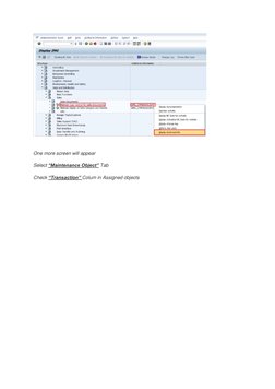 Finding T-Codes in SPRO Activities | PDF