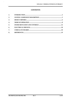 SONG HAU 1 THERMAL POWER PLANT PROJECT 
 
 
 
 
SH1-DHI-P1LAB-M-M01-PHL-5306 
Rev.7 
1 of 19 
 
 
CONTENTS 
 
1. 
INTRODUCTIO