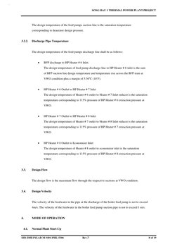 SONG HAU 1 THERMAL POWER PLANT PROJECT 
 
 
 
 
SH1-DHI-P1LAB-M-M01-PHL-5306 
Rev.7 
8 of 19 
 
 
The design temperature of t