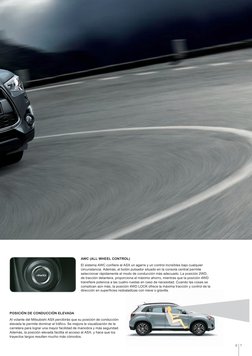 AWC (ALL WHEEL CONTROL)
El sistema AWC confiere al ASX un agarre y un control increíbles bajo cualquier 
circunstancia. Ademá