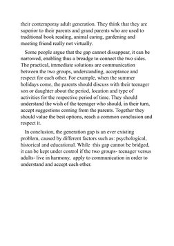 Bridging the Unbridgeable Generation Gap | PDF | Adolescence ...