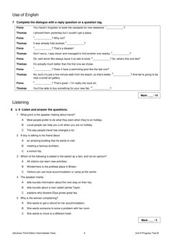 Unit 9 Progress Test B Answers | PDF