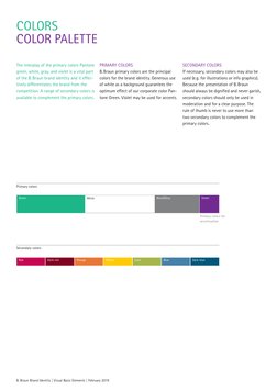 B. Braun Brand Color Guidelines | PDF | Color | Graphic Design