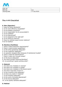 4M Change Management Procedure | PDF | Business