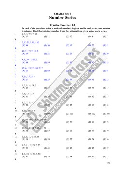 Number Series Practice Exercises | PDF | Rectangle | Space