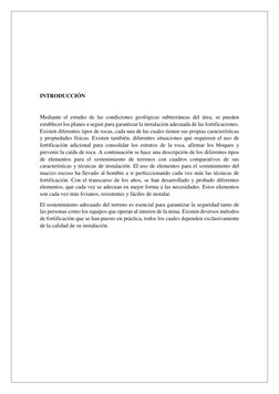 INTRODUCCIÓN 
 
Mediante el estudio de las condiciones geológicas subterráneas del área, se pueden 
establecer los