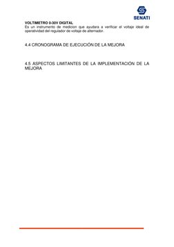 VOLTIMETRO 0-30V DIGITAL 
Es un instrumento de medicion que ayudara a verificar el voltaje ideal de 
operatividad del reg