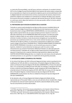 su criterio de d2iscrecionalidad, y que de forma, exclusiva y excluyente, le concede el artículo 
427º inc3iso 4 Código Proce