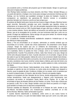 una excelente actriz y monitora del proyecto que le había besado. Sergio no quería que
este acto le trajese problemas.
 Don R
