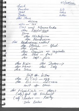 German A1 Study Notes | PDF