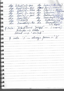 German A1 Study Notes | PDF