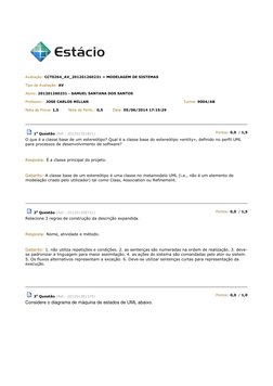 Avaliação: CCT02 (javascript:alert('Ref. da questão: 2012013 (javascript:alert('Ref. da questão: 201201381370/n/nS