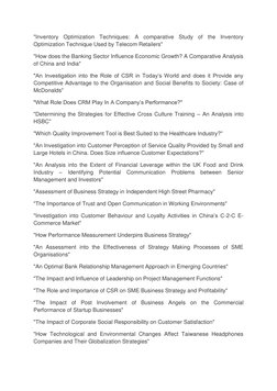 Top 100 MBA Dissertation Examples | PDF | Strategic Management ...