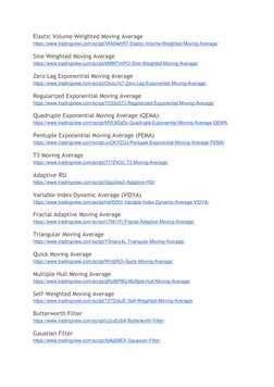 Free Pine Script Indicators for TradingView | PDF | Moving Average ...