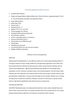 HDPE Pipeline Hydrostatic Testing Guide | PDF | Pipe (Fluid Conveyance ...