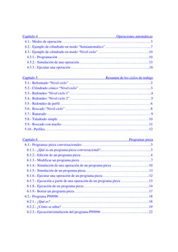 Capítulo 4                                                                                        Operaciones automáticas
4.1