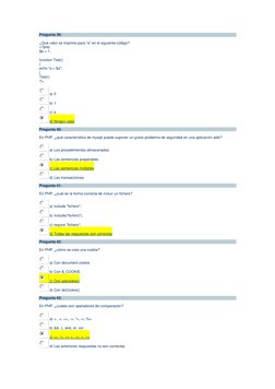 Pregunta 39: 
¿Qué valor se imprime para "a" en el siguiente código? 
<?php 
$a = 1; 
 
function Test() 
{ 
echo "a = $a"; 
}