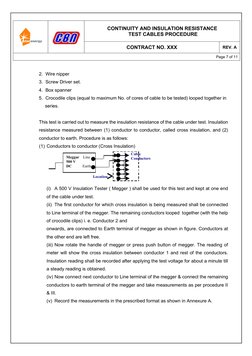 Cable Continuity and Insulation Testing | PDF | Electrical Conductor ...