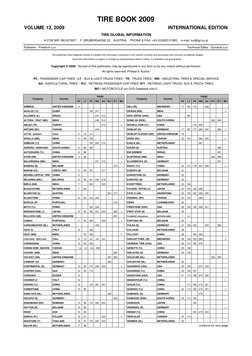 VOLUME 13, 2009
INTERNATIONAL EDITION
Publisher - Friedrich Lux
Technical Editor - Gundula Lux
PC
LT
TR
IND
AG
R/C
R/T
MO
PC