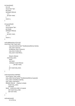 int itemsSize(){ 
    int c=0; 
    struct item *ptr; 
    ptr=start; 
    while(ptr!=NULL){ 
        c++; 
        ptr=ptr->
