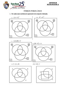 TAREA PARA CASA 
1. En cada caso sombrea la operación de conjunto indicada. 
 
a. 

C
A
C

 
 
b. 
C
C
A
C

 
 
 
c