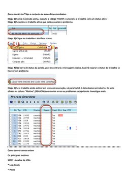 Monitoramento de Jobs no SAP SM37 | PDF | Áreas de Ciência da ...