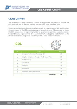 Icdl Computer Course Pdf Courses of The International Computer Driving Licence PDF | PDF ...