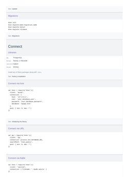 Knex.js Query Builder Cheatsheet | PDF | Postgre Sql | Microsoft Sql Server