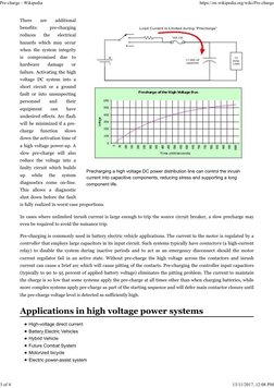 There
 are
 additional
benefits:
 
pre-charging
reduces  the  electrical
hazards  which  may  occur
when the system integrity