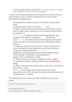 AngularJS Routing and Directives Guide | PDF | Angular Js | Html