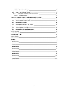 v 
 
4.4.5.1. 
Controlar los Riesgos __________________________________________________ 74 
4.5. 
GRUPO DE PROCESO: CIERRE __