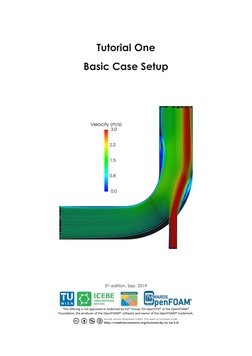 Tutorial One 
Basic Case Setup 
 
 
 
5th edition, Sep. 2019 
 
 
 
This offering is not approved or endorsed by ESI® Gro