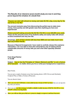 The Results of an intensive seven-month study are now in and they 
prove beyond the shadow of a doubt that -  
“Anyone ca