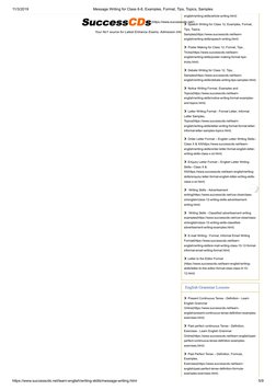 11/3/2019
Message Writing for Class 6-8, Examples, Format, Tips, Topics, Samples
https://www.successcds.net/learn-english/wri