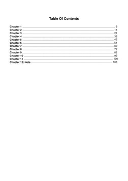 Table Of Contents
Chapter 1 .................................................................................................