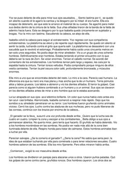Yoz se puso delante de ella para mirar sus ojos asustados. _ Siento lastima por ti_ se quedo
sin aliento cuando él le agarro