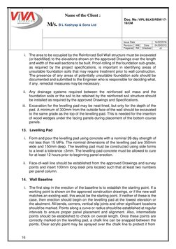 Reinforced Earth Wall Construction Guide | PDF | Wall | Concrete