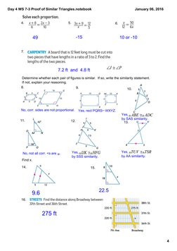 Similar Triangles Proofs Worksheet | PDF | Euclid | Elementary Mathematics