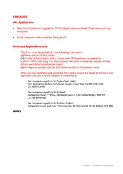 CIC 36 Community Interest Statement Guide | PDF | Government | Business