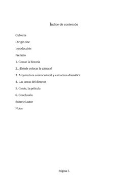 Índice de contenido
Cubierta
Dirigir cine
Introducción
Prefacio
1. Contar la historia
2. ¿Dónde colocar la cámara?
3. Arquite