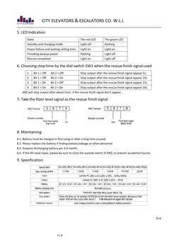 ARD Elevator Rescue Device Manual | PDF | Power Inverter | Elevator