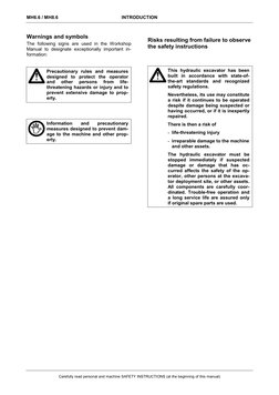MH6.6 / MH8.6
INTRODUCTION
Carefully read personal and machine SAFETY INSTRUCTIONS (at the beginning of this manual)