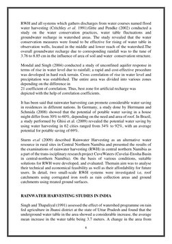 Rainwater Harvesting Project Report | PDF | Groundwater | Surface Runoff