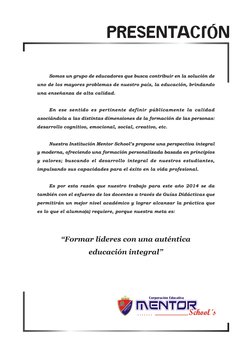 Somos un grupo de educadores que busca contribuir en la solución de uno de los 
mayores problemas de nuestro país, la educaci