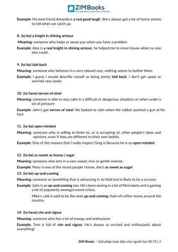 Essential Idioms for IELTS Speaking | PDF