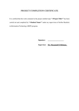 Updated Final Year Project Documentation Template | PDF | Use Case ...