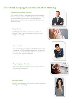 Understanding Body Language Basics | PDF | Body Language | Nonverbal ...